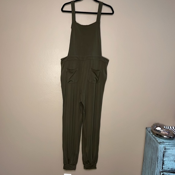 Purusha People Lady of the Cosmos olive green soft overalls - size L - Picture 10 of 16